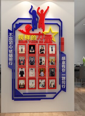 好货优秀员工风采展示墙公司企业照片墙公告栏贴团队办公室装饰荣