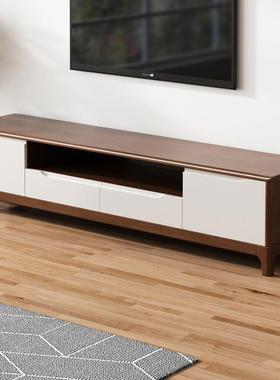 全实木电视柜小户型1.2/1.5米/多尺寸现代简约客厅卧室地柜影视柜