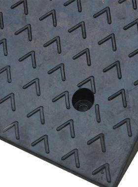 橡胶路沿坡路500*200*50厚斜坡阶梯垫梯台阶坡交通设施减速带