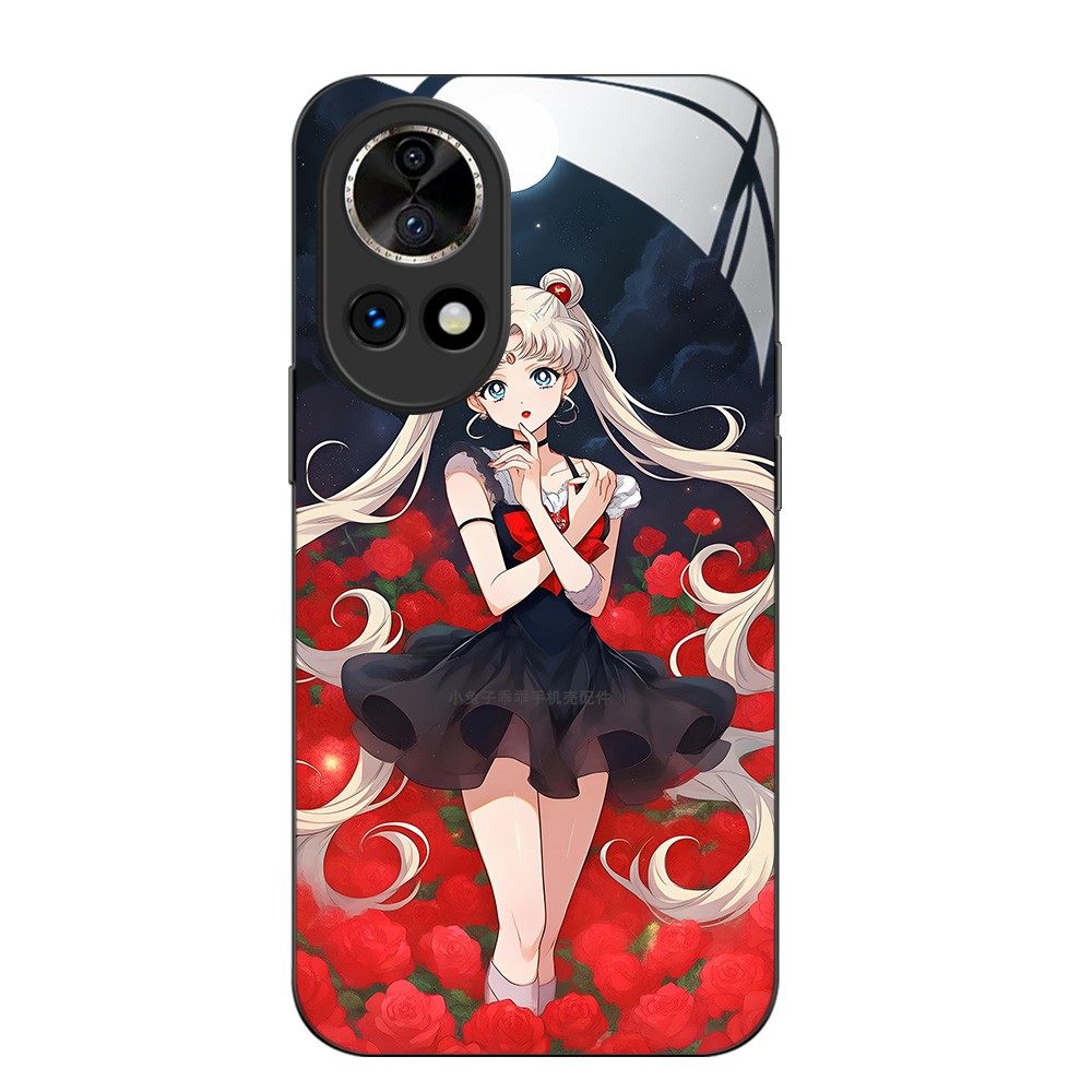 玻璃手机壳适用华为Nova13 12 11SE 10pro ultra 美少女可爱卡通,淘宝优惠券,粉丝福利购,淘宝优惠卷