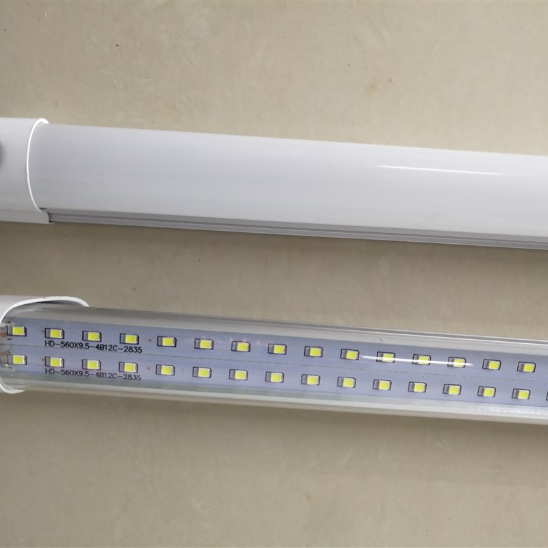 推荐双排LED灯管T8一体化低压直流12V24V36V光管18W28W38W全套日-图1