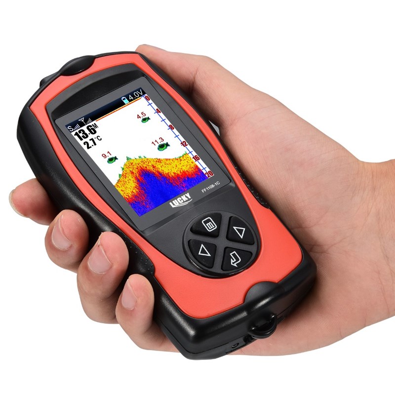 Lucky Sonar Fish Finder FF1108-1CWLA Rechargeable Wireless S - 图2