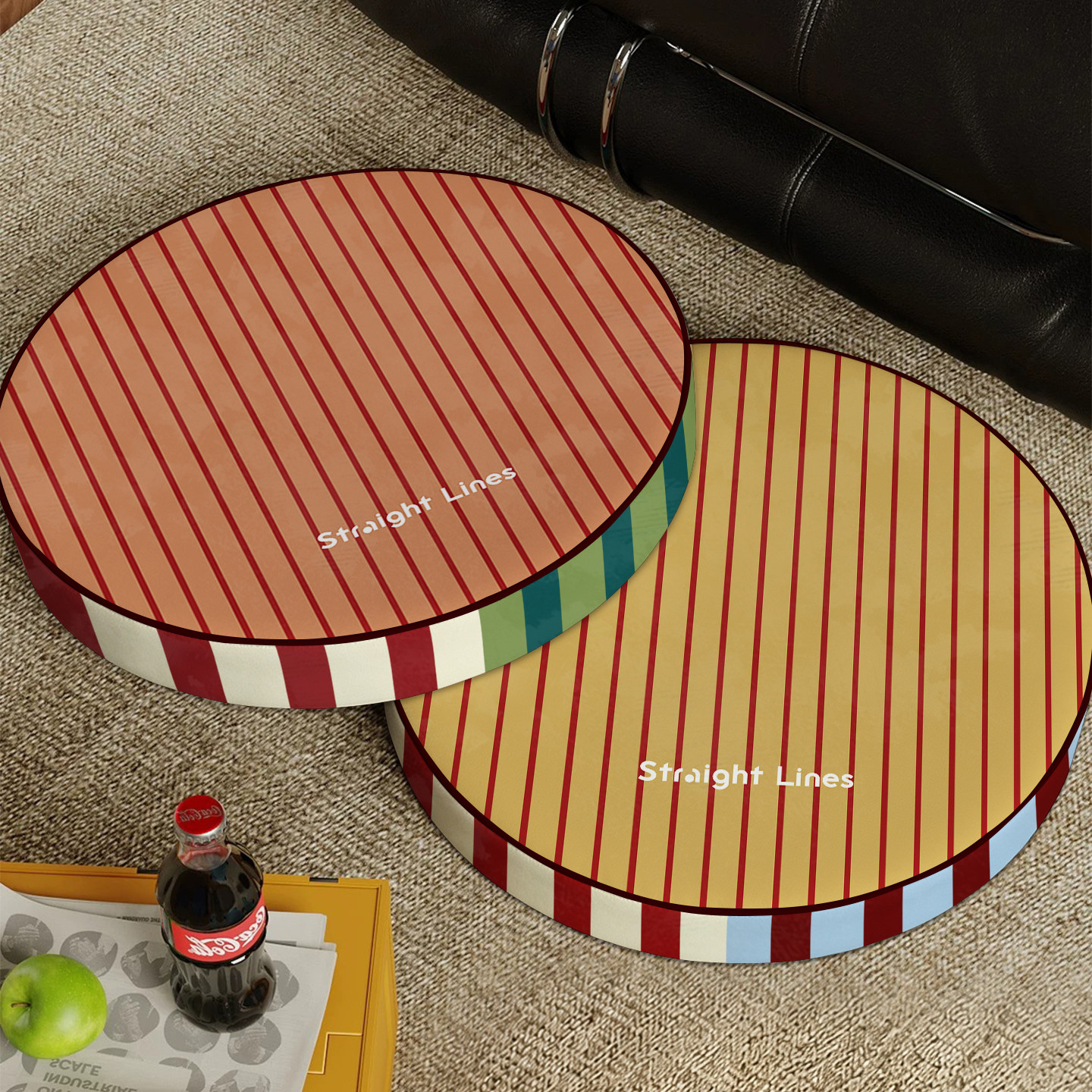 2026 new round futon cushion thickened soft cushion