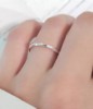 999 Pure Silver Ring Women's Closed Möbius Ring Handmade Sterling Silver Couple Ring Men's Tail Ring Birthday Gift