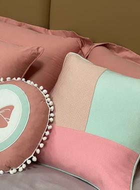 现代家具展厅别墅卖场软装配套床品多件套样板房间床上用品套件