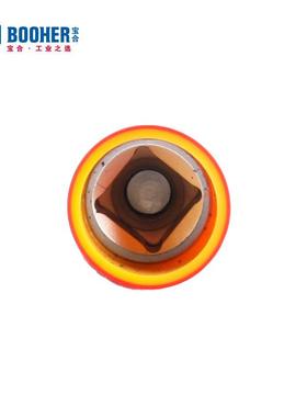 宝合12.5MM大飞绝缘内六角旋具套筒1/2寸双色浸塑VDE耐高压1000V