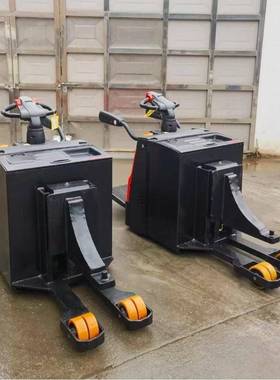 普尔夫电动A字架搬运车拖车步行牵引车液压手拉电瓶升降叉车非标