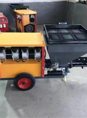 型号全腻子石膏真石漆喷浆机中润4-9KW墙面保温材料砂浆喷涂机