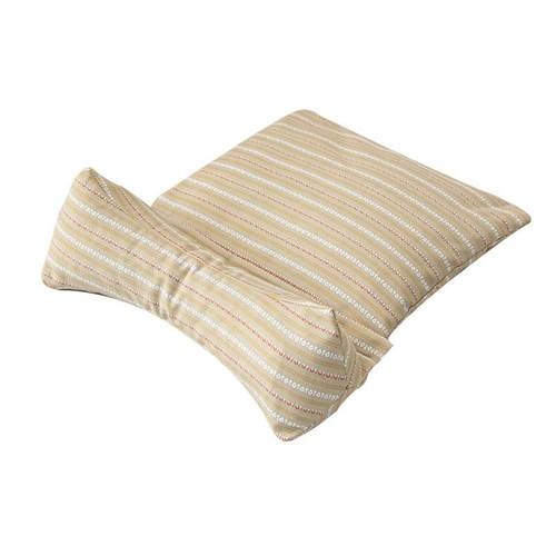 荞麦壳枕头护颈椎助睡眠专用三角连体枕牵引颈椎枕芯可拆洗牵引枕 - 图0