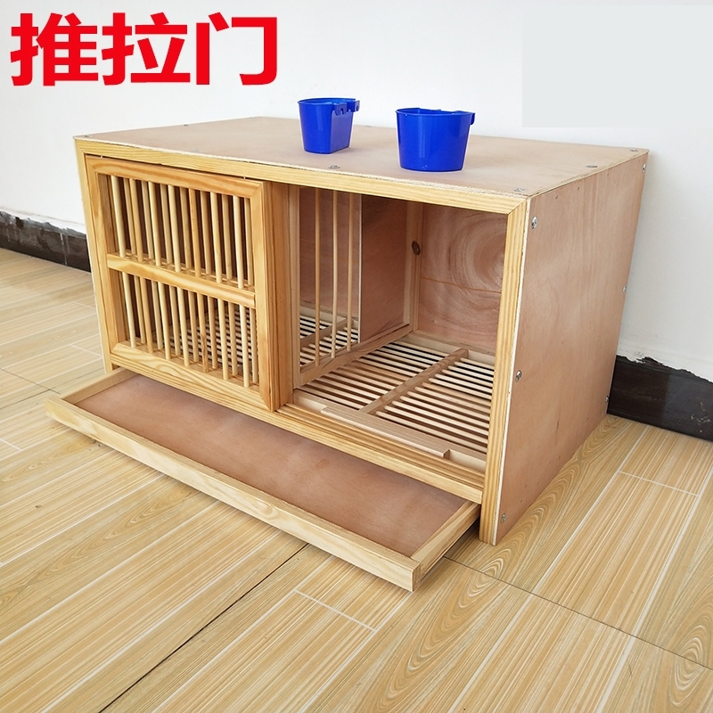 鸽子巢窝箱巢箱用具鸽子用品繁殖赛鸽巢箱笼巢箱实木鸽具鸽子巢箱 - 图3