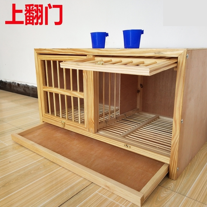 鸽子巢窝箱巢箱用具鸽子用品繁殖赛鸽巢箱笼巢箱实木鸽具鸽子巢箱 - 图2