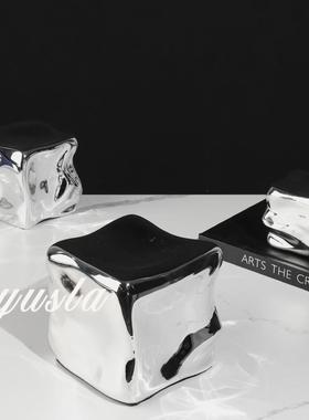 简约客厅茶几玄关柜展厅样板间酒店别墅餐厅柜吧台柜摆件软装饰品