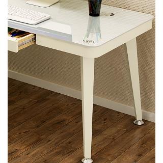 电脑桌台式家用简约钢化玻璃书桌北欧写字桌台简易学习桌子办公桌-图0