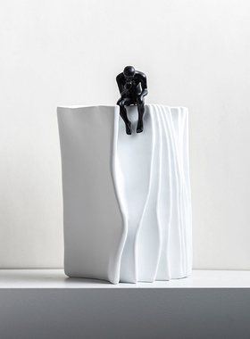 速发装饰推荐新中式公书人摆件客厅卧室书房软装室品样板间办读饰