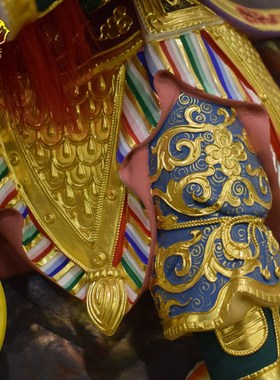 速发一心木16寸像香樟斋木雕天王君神像王灵官佛老太乙雷声应化尊