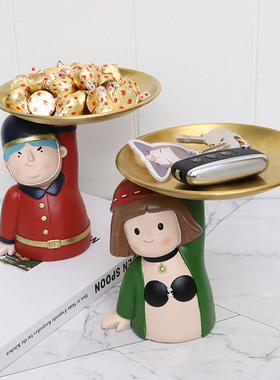 速发入户玄关收纳摆件创客童话小公主饰视柜桌面家居意厅装电品