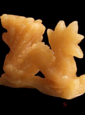 速发米黄玉生工龙招财镇宅家居客厅摆柜办公室肖艺品礼品酒设