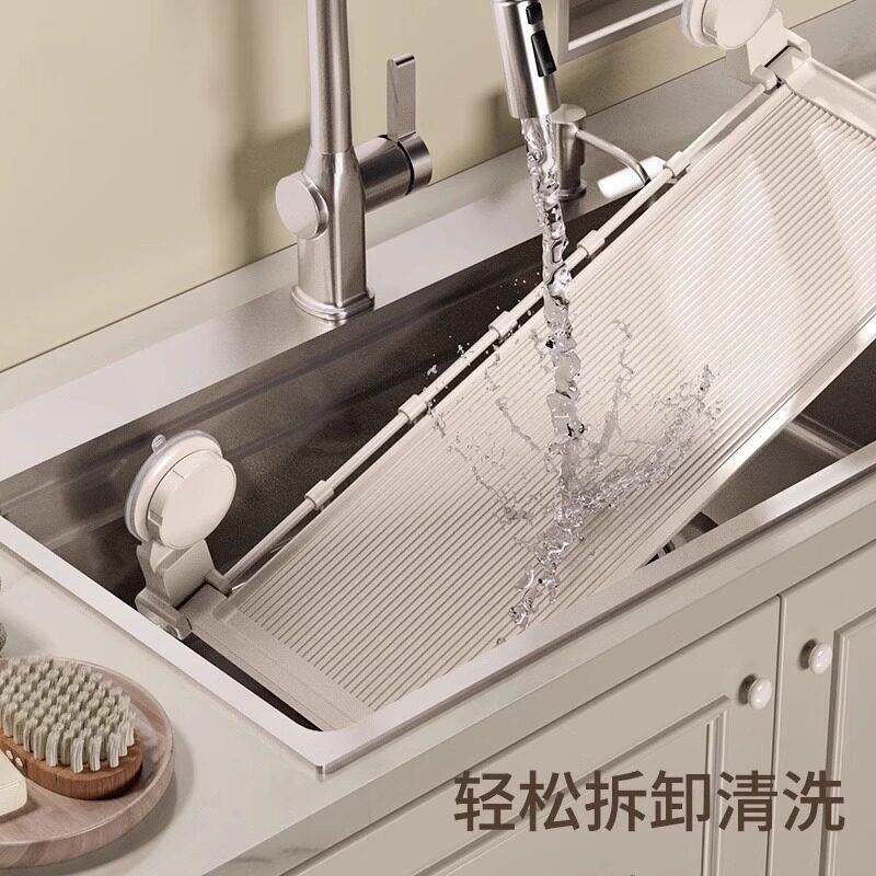 奶白吸盘式厨房置物架免打孔收纳层架折叠壁挂备菜调味罐架太空铝,淘宝优惠券,粉丝福利购,淘宝优惠卷