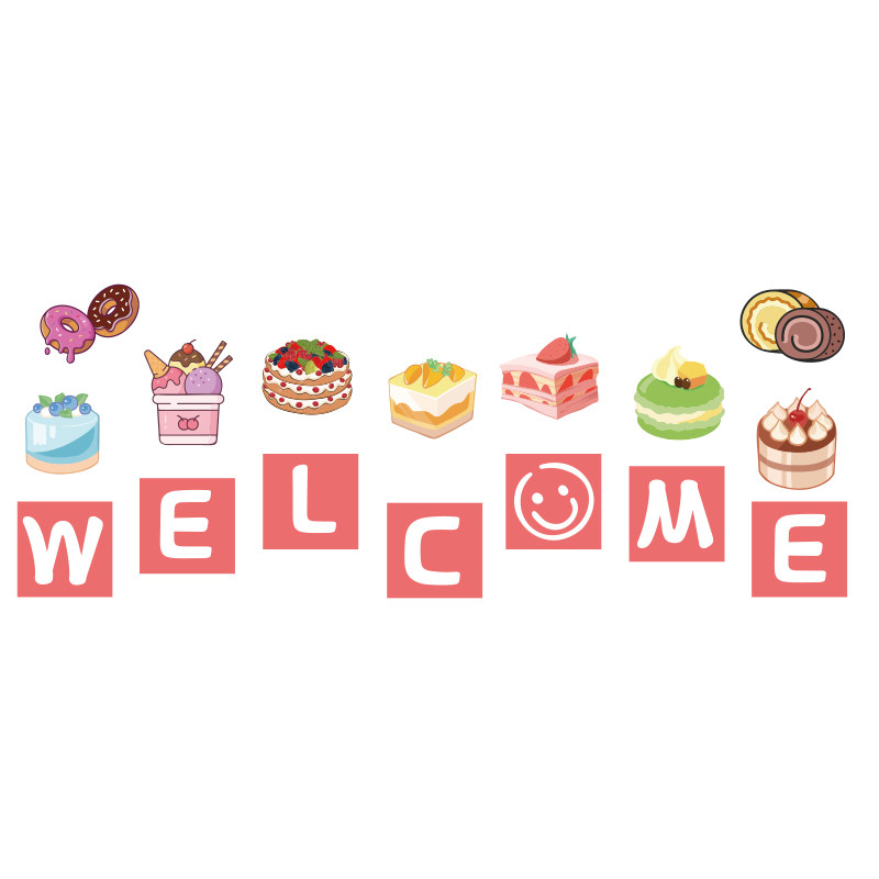 精选蛋糕店墙面装饰修烘焙甜品摆件面包贴纸壁画门头工作室玻璃软,淘宝优惠券,粉丝福利购,淘宝优惠卷