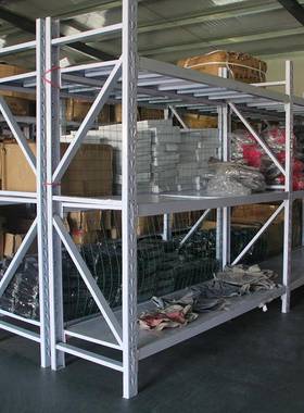 枣庄隔板式置物架/东营中型库房货架非标制作/烟台四层平板铁架