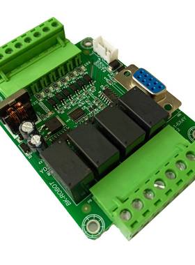 BK51-6X4Y控制板TTL工控板10MR六输入四输出51单片机串口板卡