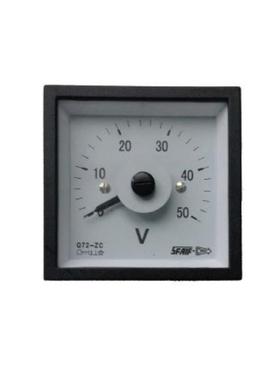 工厂上海自一船用仪表Q96H-BC直流电流电压表指针船用电流表