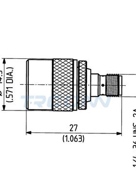 原装现货33_TNC-SMA-50-1/1_UE射频同轴连接器22640940灏讯suhner