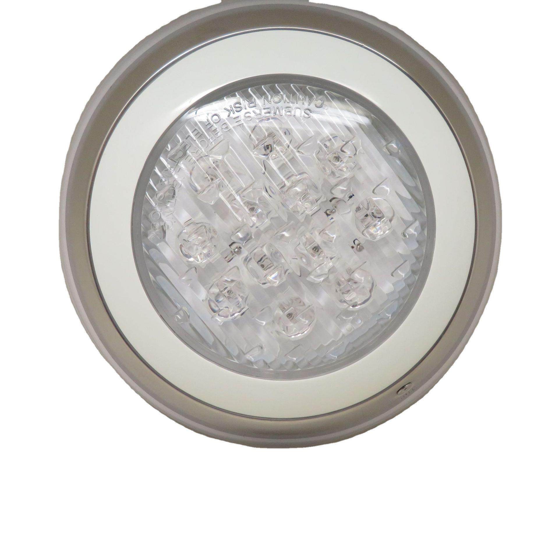 七彩带遥控明装泳池壁灯水下灯水底灯9W12W24W12VIP68,淘宝优惠券,粉丝福利购,淘宝优惠卷