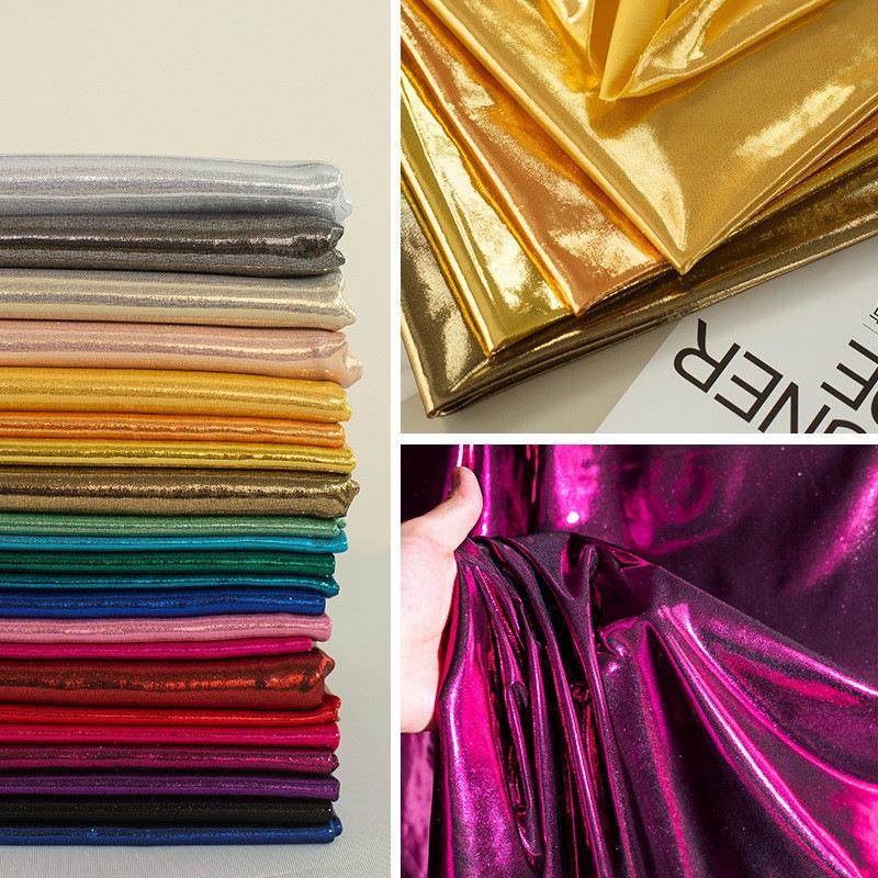 金银液态金属质感光泽闪光四面弹力烫金雾金吊带裙礼服设计师面料,淘宝优惠券,粉丝福利购,淘宝优惠卷