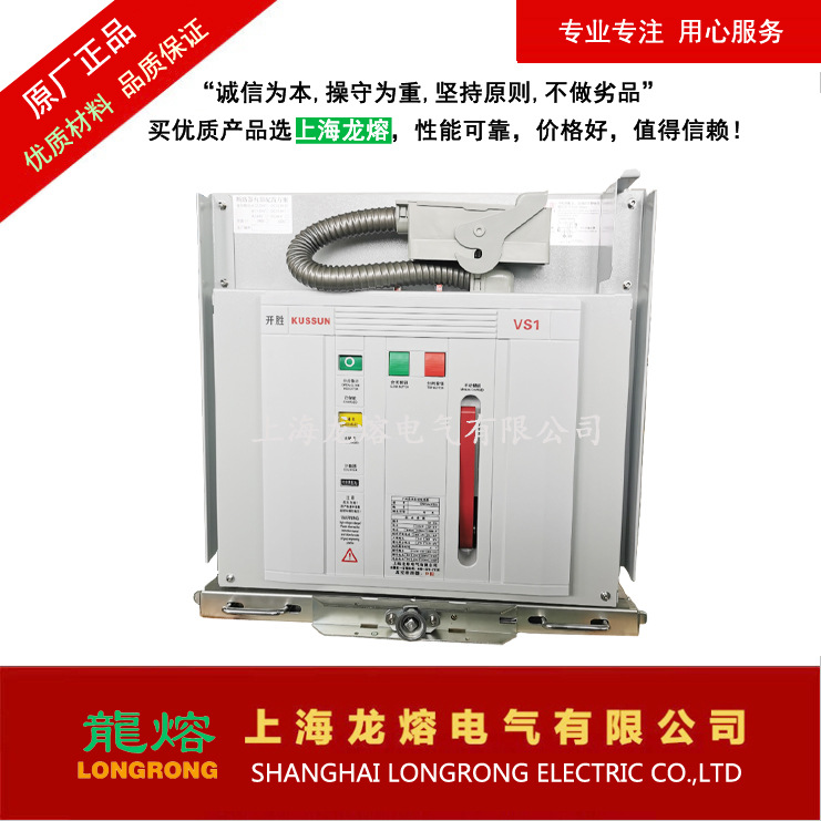 VS1-12/1250-31.5真空断路器,一体式机构真空断路器,上海龙熔 - 图1