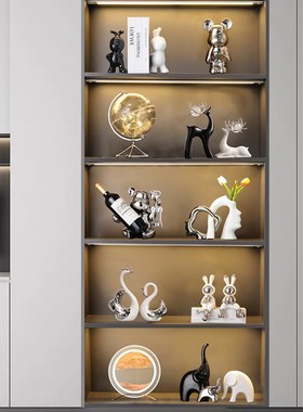 套装摆件现代客厅酒柜电视柜玄关家居装饰品乔迁新居搬家摆设