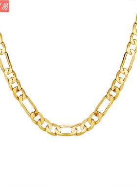 newFlat chain necklace simple personality metal clavicle 项