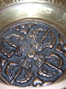 尼泊尔佛音碗 钵修行钵转经碗铜罄铜钵盂佛音钵手工颂钵家居摆件