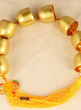 铜风铃门铃挂饰金属铜铃铛挂件五黄二黑镇守令 卧室装饰礼品门帘