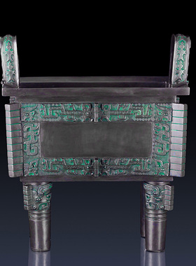 纯铜司母戊鼎摆件办公室客厅家居装饰品青铜器鼎盛千秋工艺品铜鼎