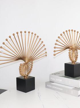 美式创意金属摆件玄关现代简约客厅酒柜电视柜北欧家居装饰品