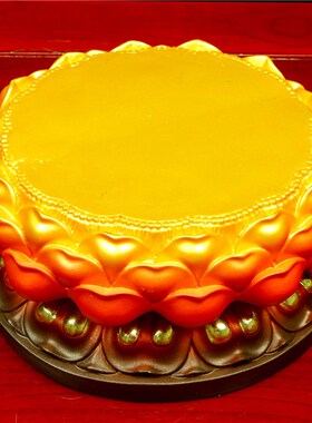 极速包邮莲花底座树脂圆形神像佛像加高底坐佛具用品摆件财神观音