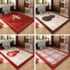 New Chinese style red floor mat entrance door mat Hulu Baifu entrance door non-slip foot mat entrance carpet mat festive