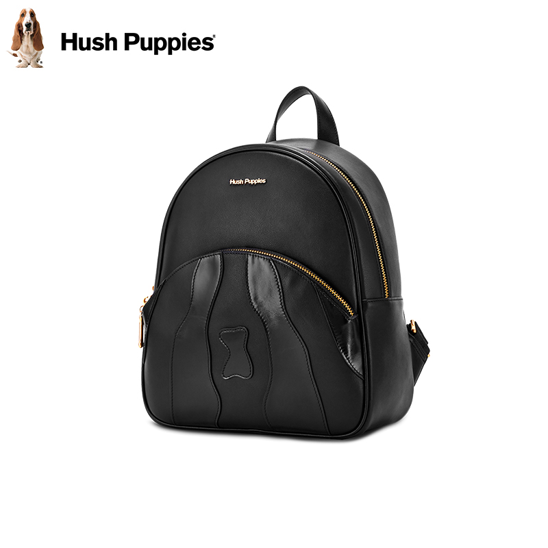 Hush Puppies/暇步士新款大容量双肩包明星同款轻奢旅行出游背包