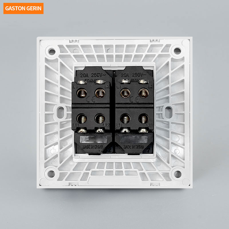 86型墙壁暗装二位20A曲架开关大功率双断空调热水器冷气开关面板 - 图2