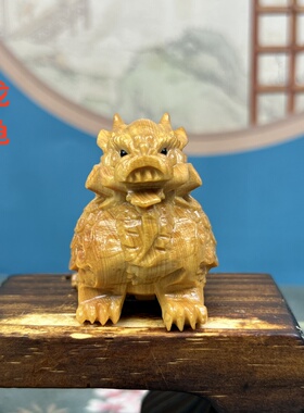 崖柏木雕金钱龙龟长寿乌龟玄武