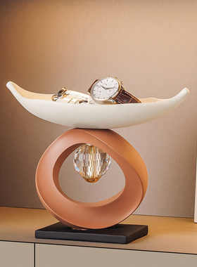 轻奢时来运转玄关钥匙收纳摆件