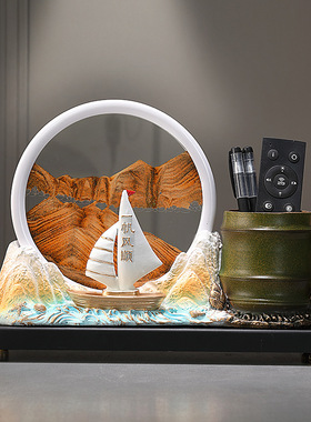 流沙画摆件创意沙漏装饰品