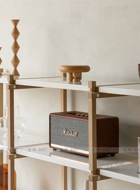 集饰轻奢样板房样板间书桌装饰品儿童书桌摆设书房摆件音响道具