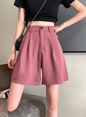 好货Shorts Women 4 Colors  Loose ndy Ulzzang Leisure Solid P