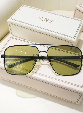 极速超酷男士变色偏光镜黄绿色个性潮流太阳镜日夜两用开车专用墨