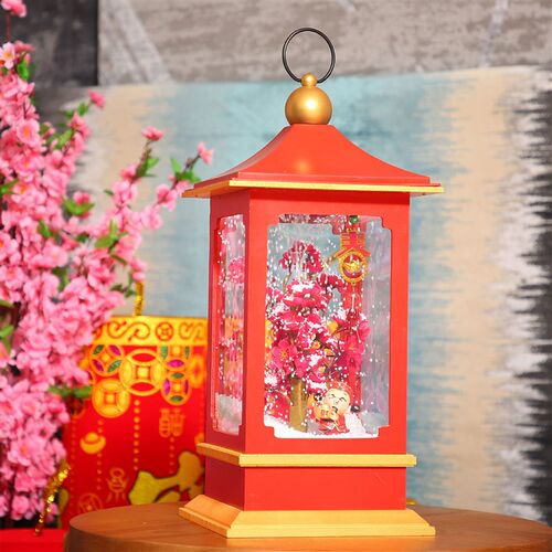 极速New years snow lanterns Music Chinese palace lanterns g - 图1