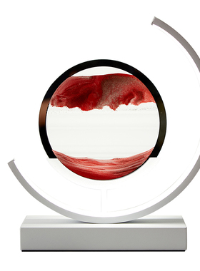 现代轻奢高档流沙画沙漏摆件家居客厅电视柜卧室办公室桌面装饰品