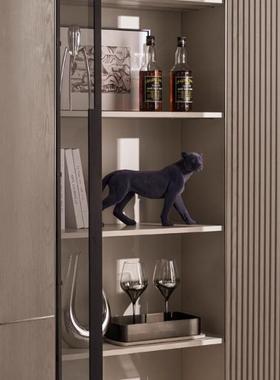 创意花瓶摆件现代贝壳形状抽象花器客厅北欧样品房抽象摆件