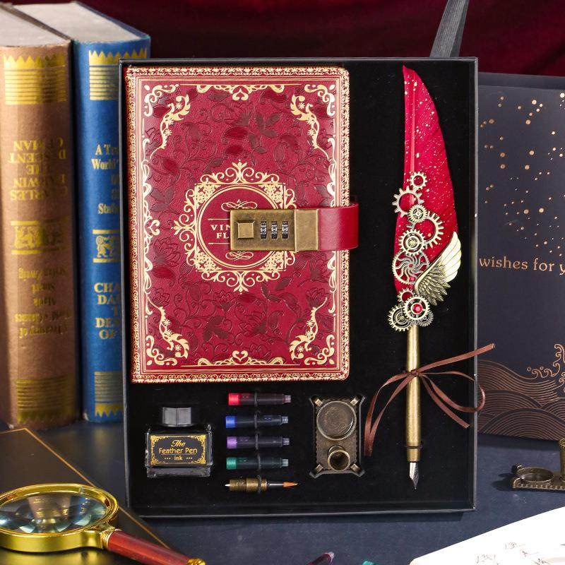 古笔礼盒哈利波羽毛笔高档蘸水钢笔儿童复节开学生日特礼物,淘宝优惠券,粉丝福利购,淘宝优惠卷